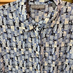 Kate Hill classy silk blouse